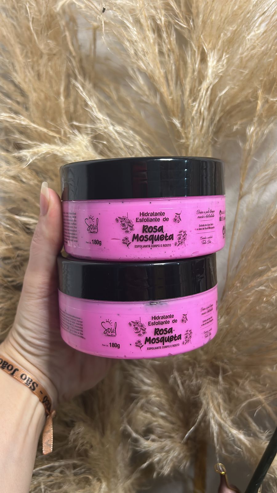 Hidratante Esfoliante Rosa Mosqueta – Soul Cosméticos (180g)