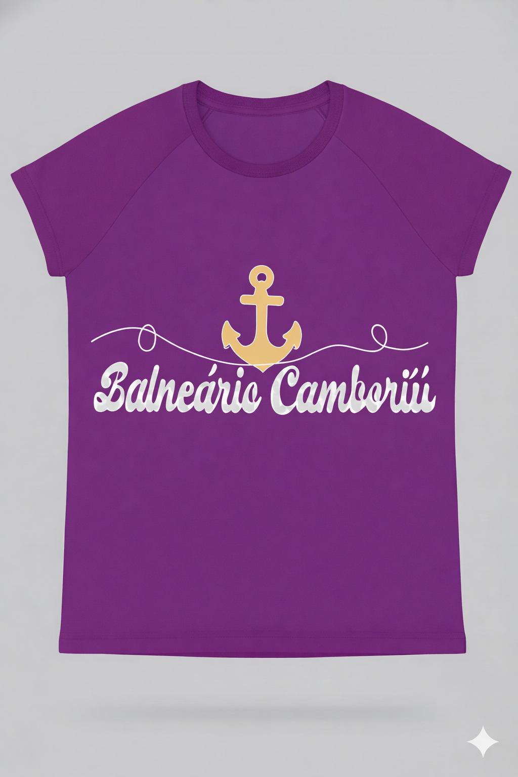 CAMISETA BASICA ROXA BALNEARIO CAMBORIÚ