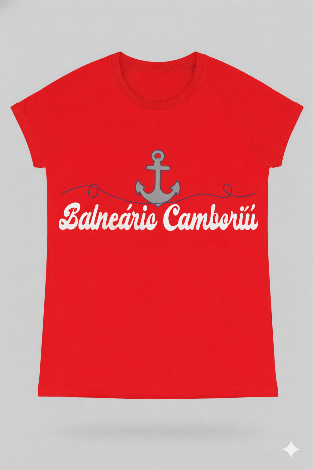 CAMISETA BASICA VERMELHA BALNEARIO CAMBORIÚ